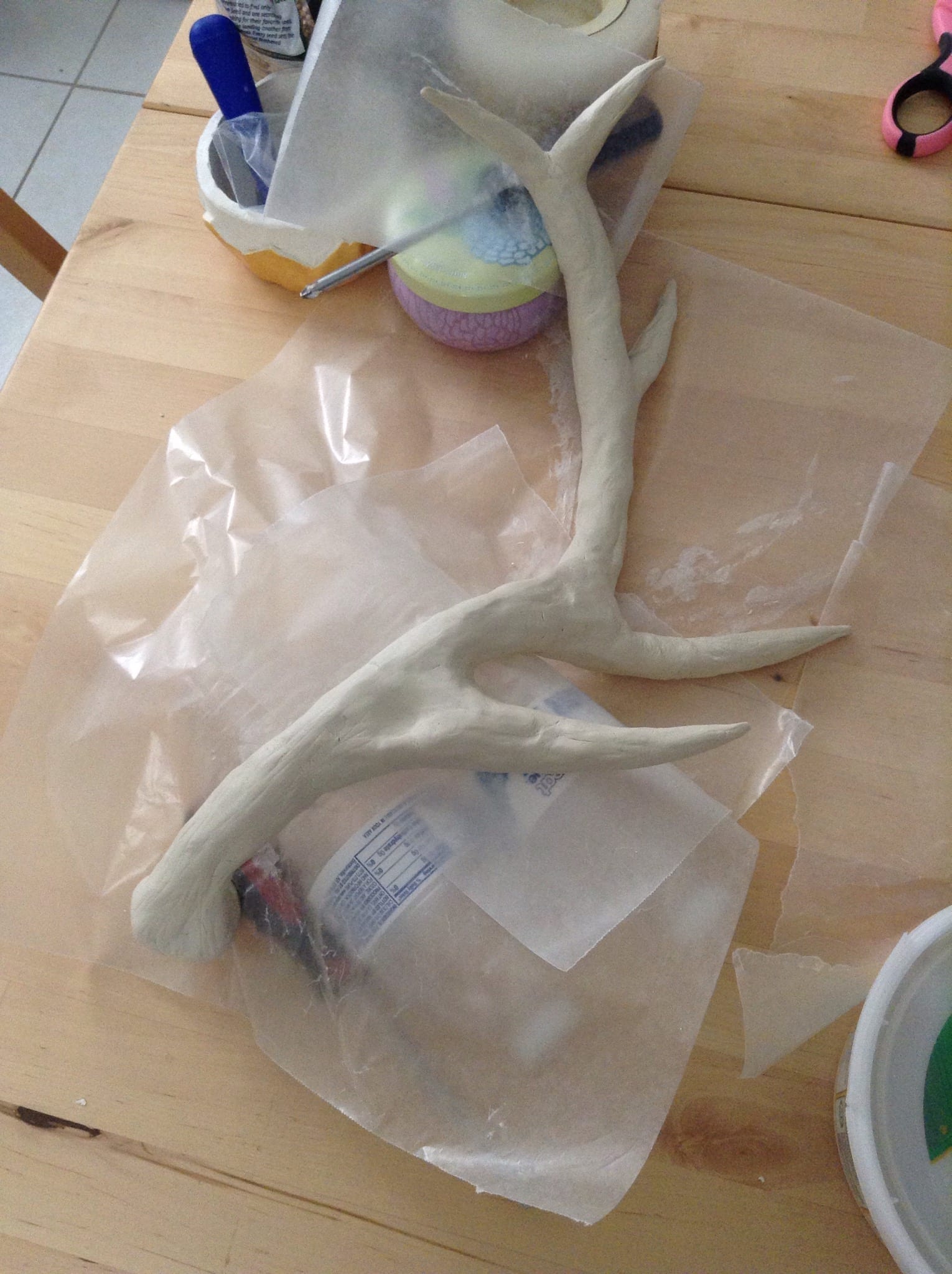 DIY Deer Antler Decor Piece Modern Day Moms