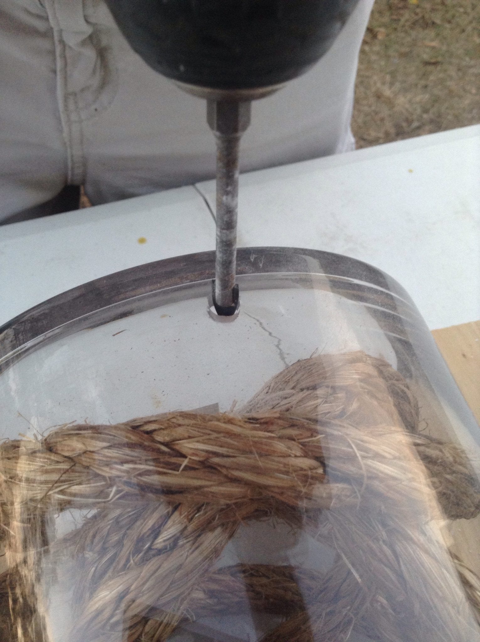 DIY Glass Filler Lamp Modern Day Moms