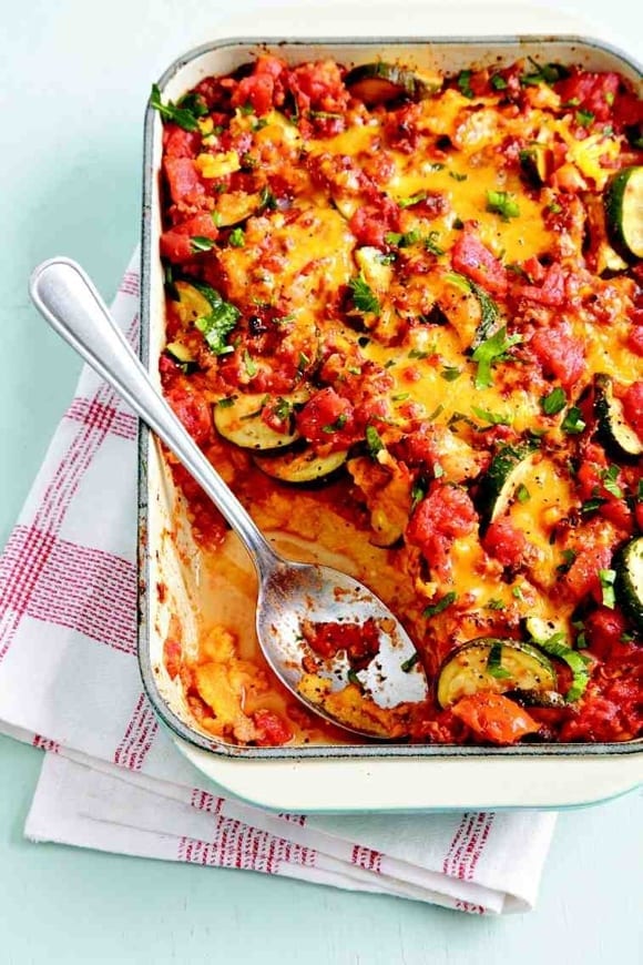 Tomato 'n' Beef Casserole with Polenta Crust Modern Day Moms