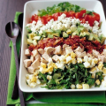 Turkey Cobb Salad (with lots of bacon)
