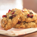 Harvest Cookies with Cranberries and Walnuts (Recipe)