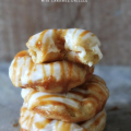 Baked Apple Donuts with Caramel Drizzle