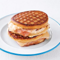 Grilled Ham and Cheese Waffle Sandwich