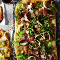 Pizza Bianca with Prosciutto and Fig