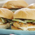 Buffalo Grilled Chicken Sandwiches with Celery Slaw