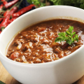 Brandy Beef Chili with White Beans