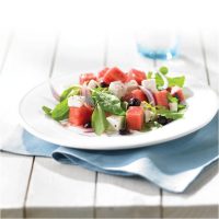 Independence Day Watermelon, Feta and Arugula Salad