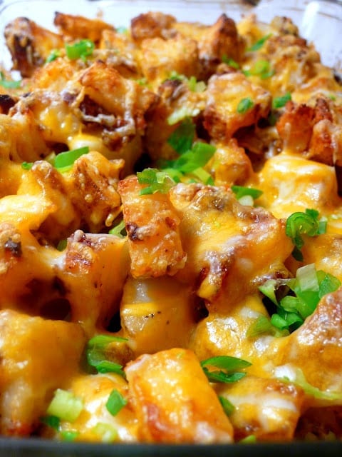 Roasted Ranch Potatoes with Bacon and Cheese - Modern Day Moms