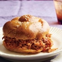 Slow-Cooker Spicy Buffalo Chicken Sandwiches