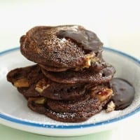 Chocolate Pecan Pancakes