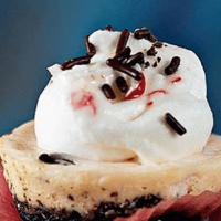Peppermint and Chocolate Chip Cheesecakes