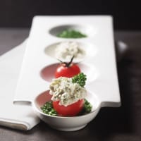 Lemon-Bleu Stuffed Tomatoes