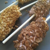 Frozen Cereal & Yogurt Banana Treats