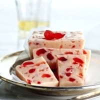 Candied Cherry Opera Fudge