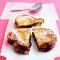 Grilled Chocolate Sandwiches