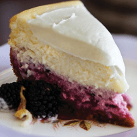 Lemon-Blackberry Cheesecake