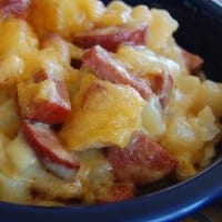 Cheese, Potato & Smoked Sausage Casserole