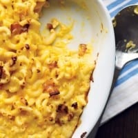 Three-Cheese & Bacon Baked Macaroni