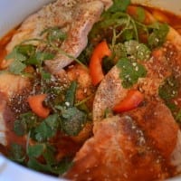 Quick Slow-Cooker Spicy Chicken for Tacos