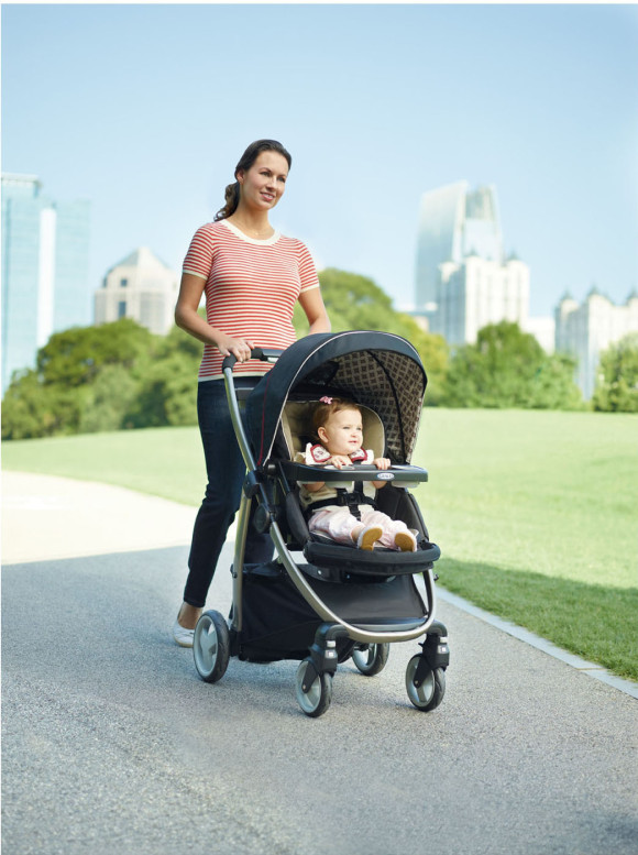 The Graco Modes Click Connect travel system is three strollers in one -- offering the versatility and value of an infant car seat carrier, an infant stroller and a toddler stroller. 