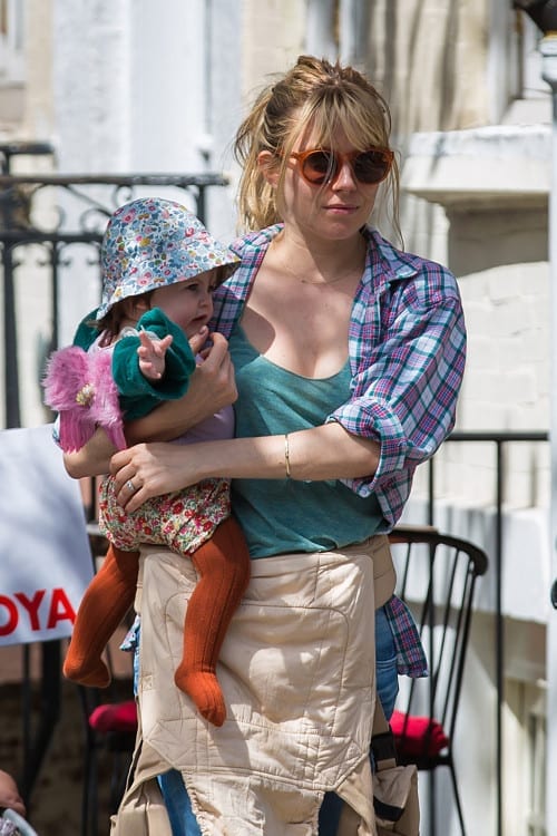 *EXCLUSIVE* Sienna Miller and baby Marlowe have a tight bond **USA, Australia ONLY**