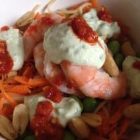 Easy Weeknight Dinner &ndash; Noodles with Coconut, Cilantro and Lime Sauce