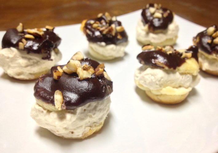 Mocha Cream Puffs