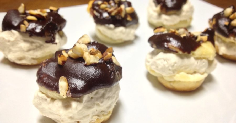 Mocha Cream Puffs