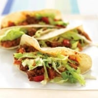 Lighter Beef Tacos