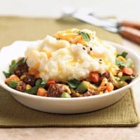 Potato Topped Beef Bowl