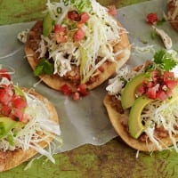 Chicken Tostadas