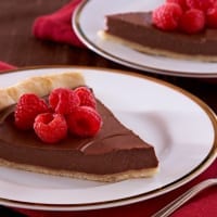 Chocolate Raspberry Ganache Tart