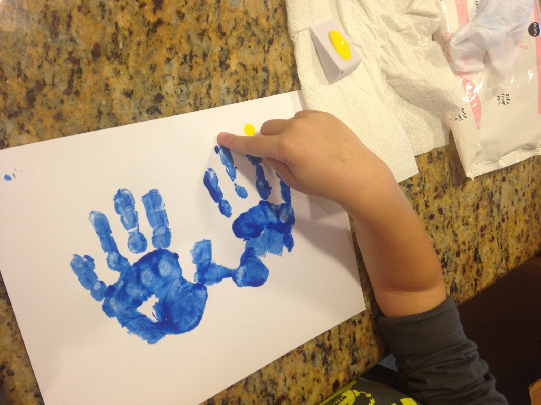 DIY Handprint Menorah for Hanukkah Modern Day Moms