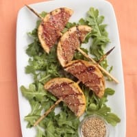 Ginger Grilled Grapefruit on a Skewer