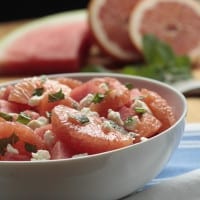 Grapefruit, Watermelon & Feta Salad