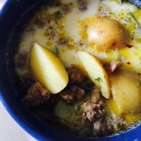 Kale + Sausage + Potato + Garlic = Easiest Soup Ever