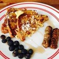 Honeycomb Cereal Crusted French Toast