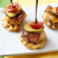 Mini-Burger & Waffle Fry Bites