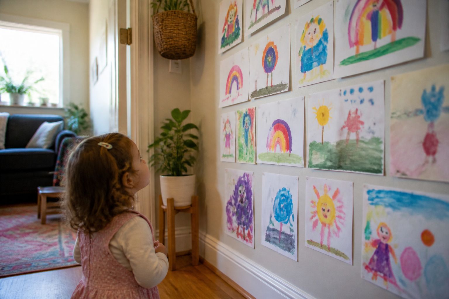 Hang Art At Kid Height