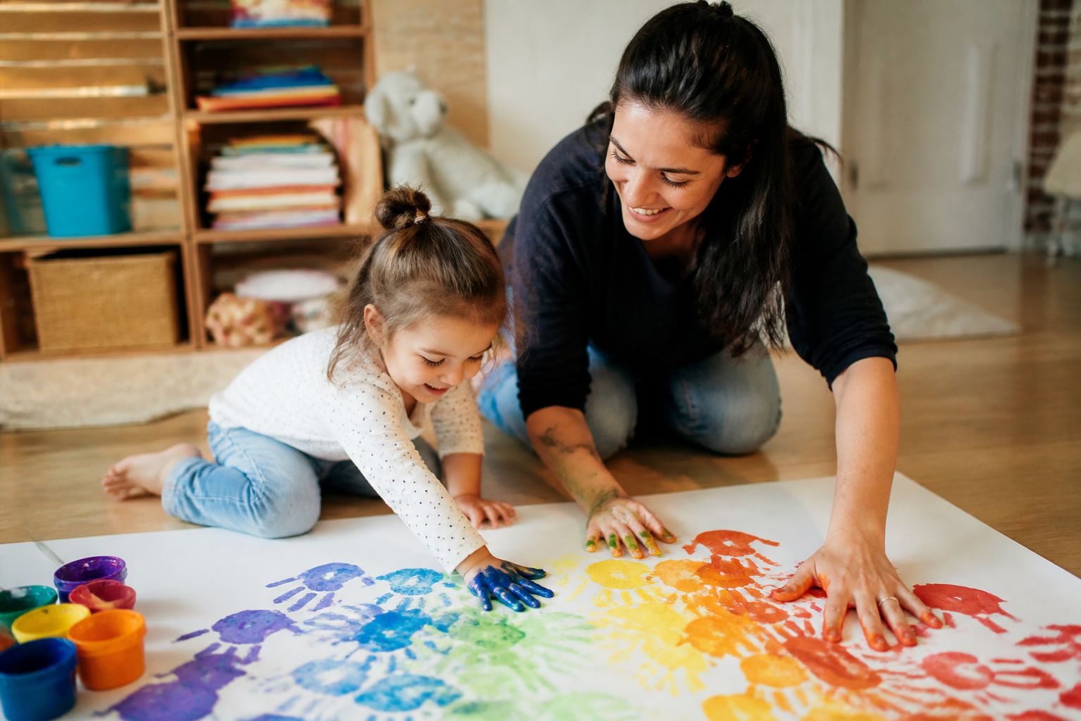 Handprint Rainbows