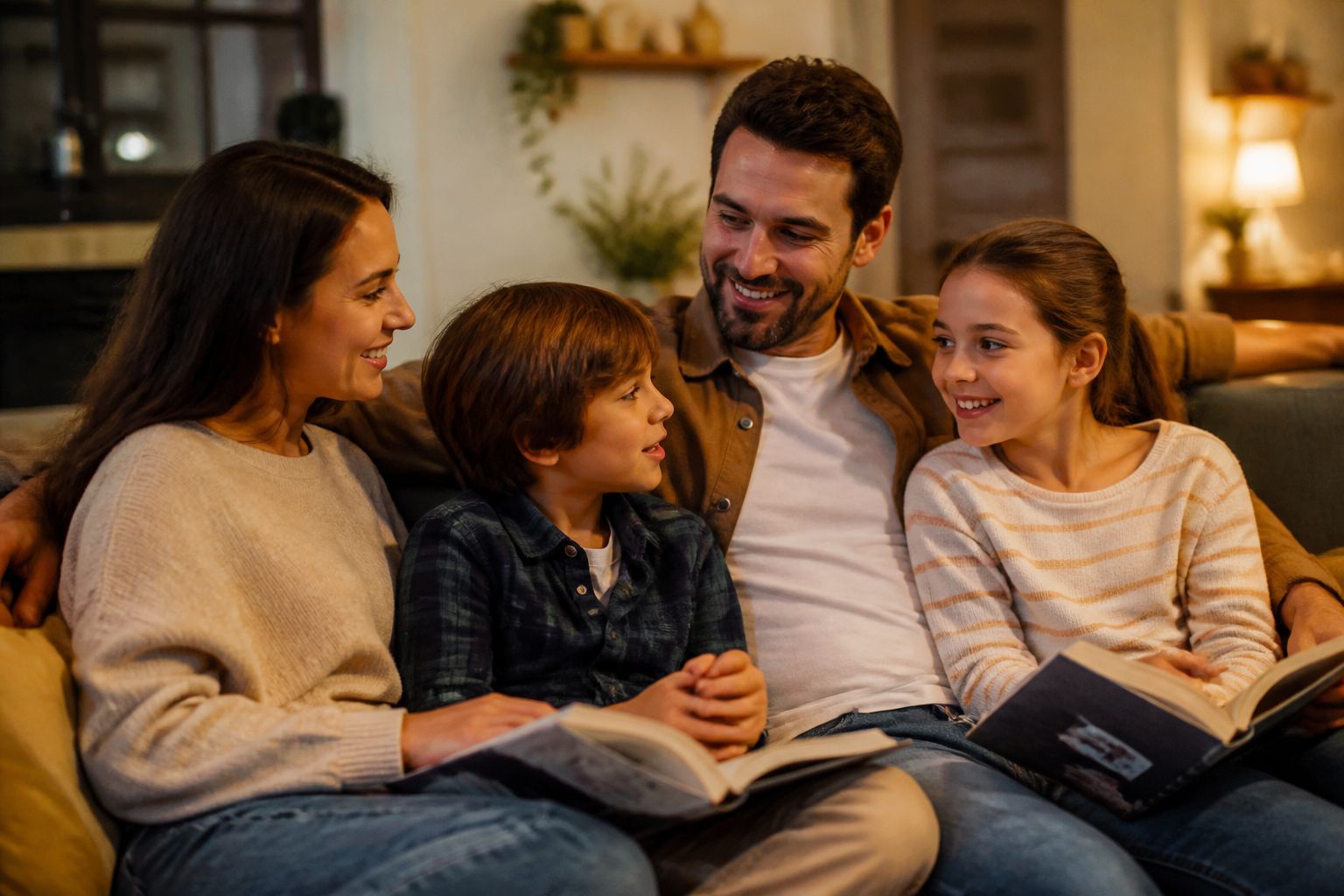 Create an Evening 'Unplug & Connect' Routine